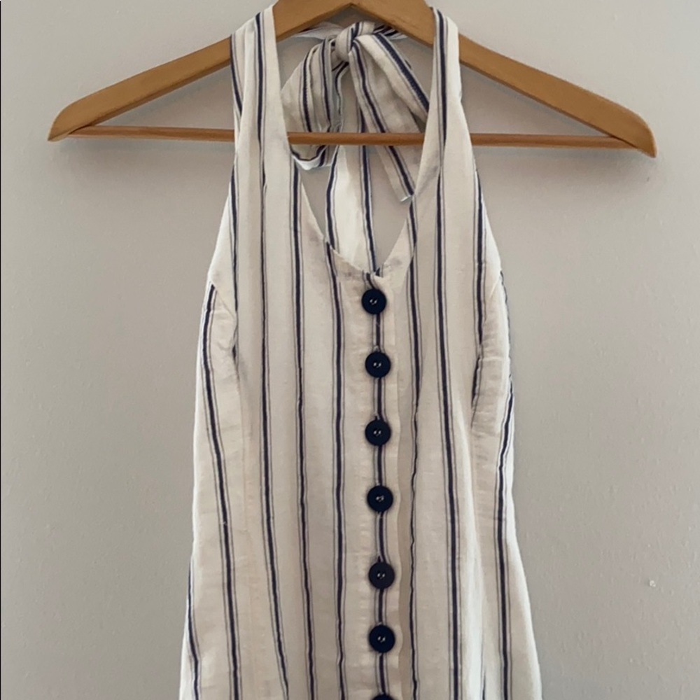 Button up Halter Dress